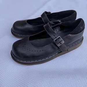 Dr Martens Single Strap Mary Janes Black Size 10